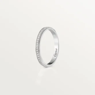 Fede nuziale Cartier D’amour – Platino, diamanti – Cartier