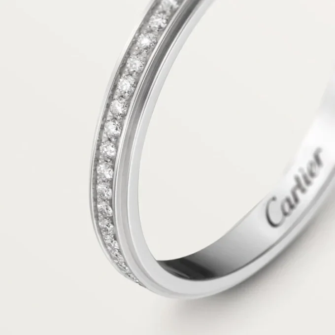 Fede nuziale Cartier D’amour – Platino, diamanti – Cartier