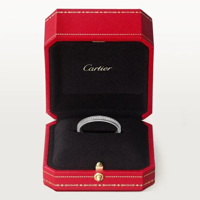 Fede nuziale Cartier D’amour – Platino, diamanti – Cartier