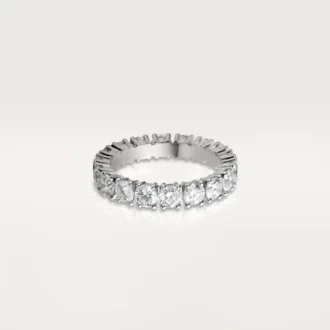 Fede nuziale Cartier Destinee, larghezza 4,1 mm, pavé