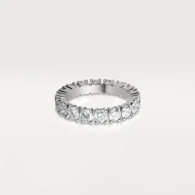 Fede nuziale Cartier Destinee, larghezza 4,1 mm, pavé