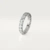 Fede nuziale Cartier Destinee, larghezza 4,1 mm, pavé