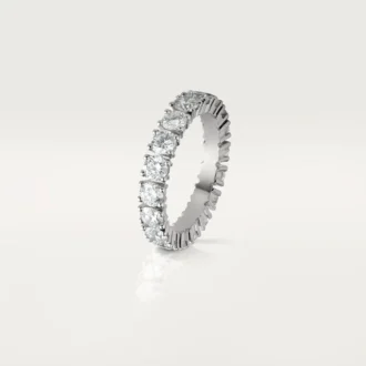 Fede nuziale Cartier Destinee, larghezza 4,1 mm, pavé