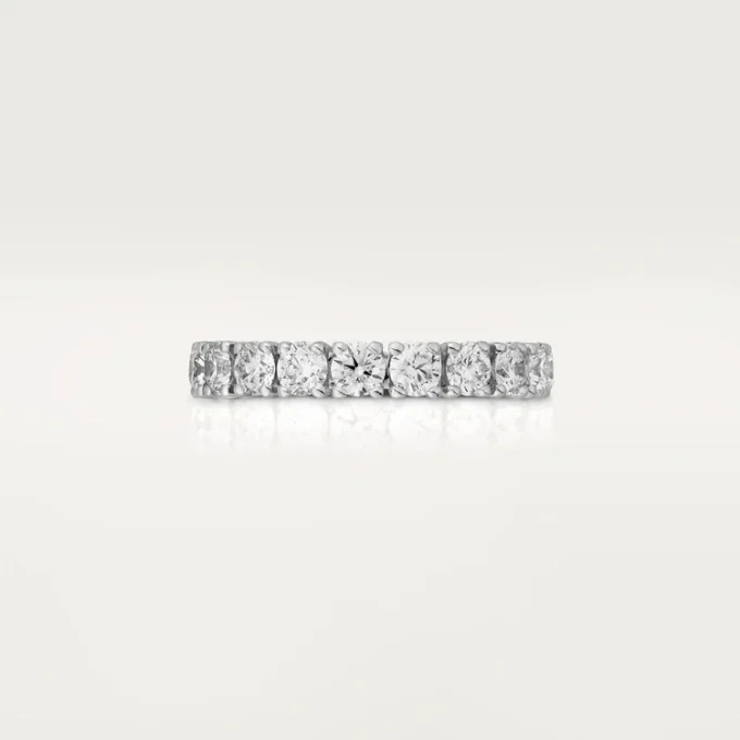 Fede nuziale Cartier Destinee, larghezza 4,1 mm, pavé