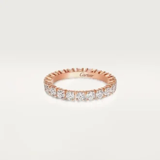 Fede nuziale Cartier Destinee – Oro rosa, diamanti – Cartier
