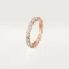 Fede nuziale Cartier Destinee – Oro rosa, diamanti – Cartier