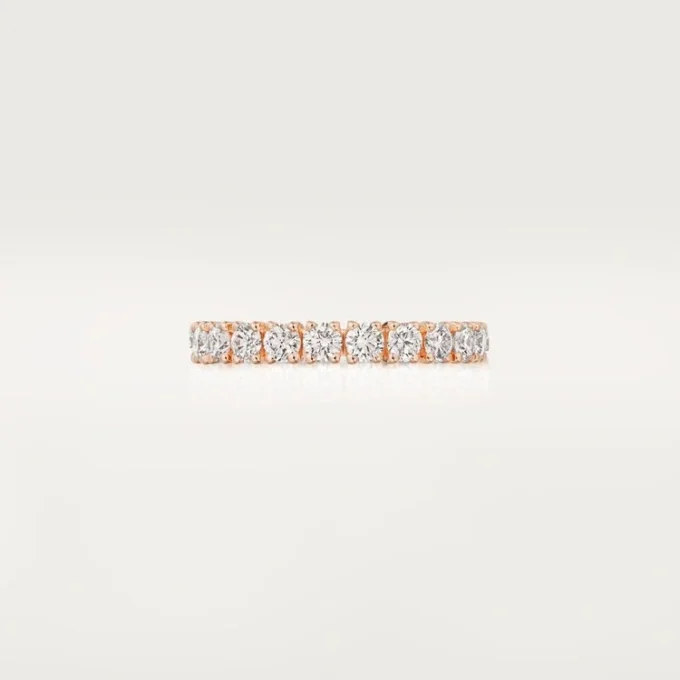 Fede nuziale Cartier Destinee – Oro rosa, diamanti – Cartier