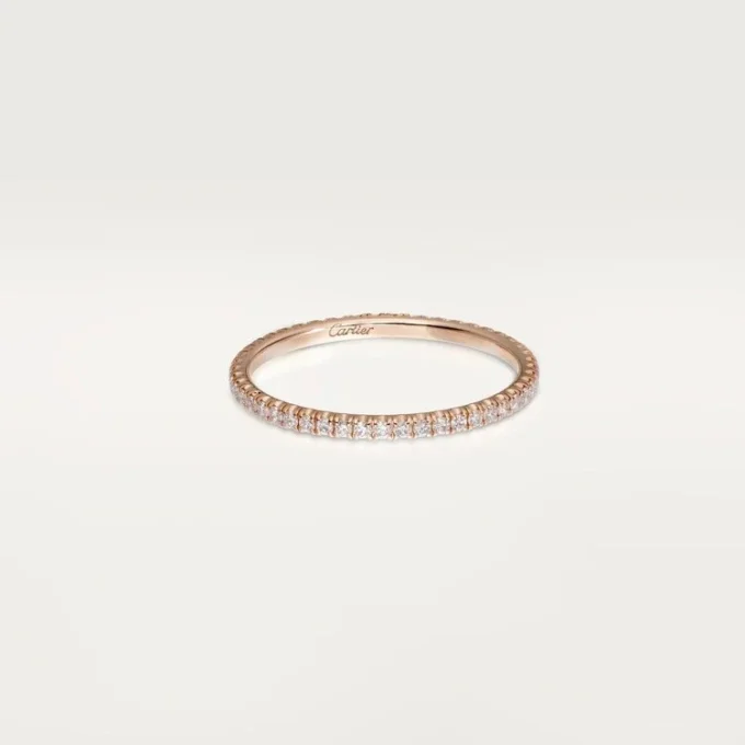 Fede nuziale Etincelle De Cartier, larghezza 1,5 mm, pavé