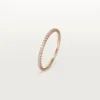 Fede nuziale Etincelle De Cartier, larghezza 1,5 mm, pavé