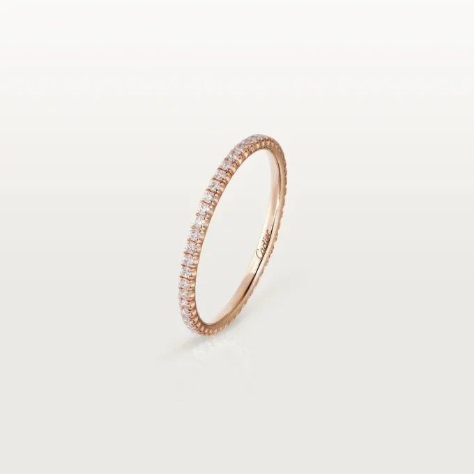 Fede nuziale Etincelle De Cartier, larghezza 1,5 mm, pavé