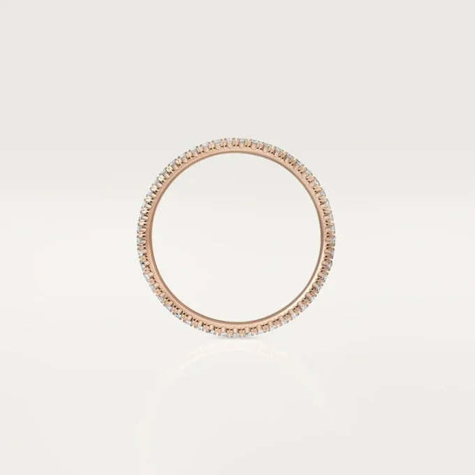 Fede nuziale Etincelle De Cartier, larghezza 1,5 mm, pavé
