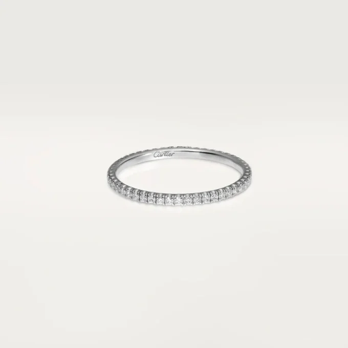 Fede nuziale Etincelle De Cartier – Oro bianco, diamanti – Cartier