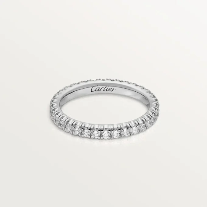 Fede nuziale Etincelle De Cartier – Oro bianco, diamanti – Cartier