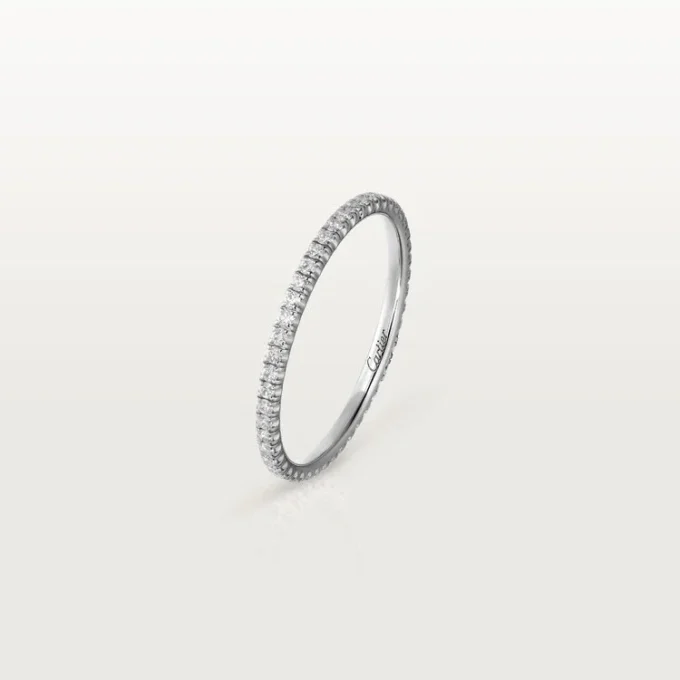 Fede nuziale Etincelle De Cartier – Oro bianco, diamanti – Cartier