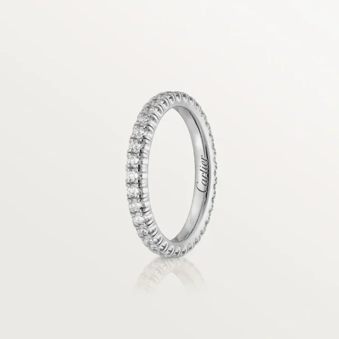 Fede nuziale Etincelle De Cartier – Oro bianco, diamanti – Cartier