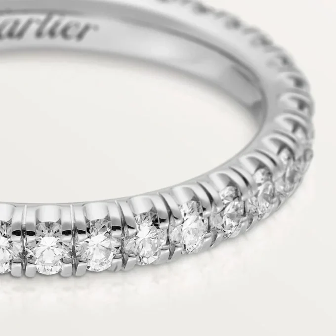 Fede nuziale Etincelle De Cartier – Oro bianco, diamanti – Cartier