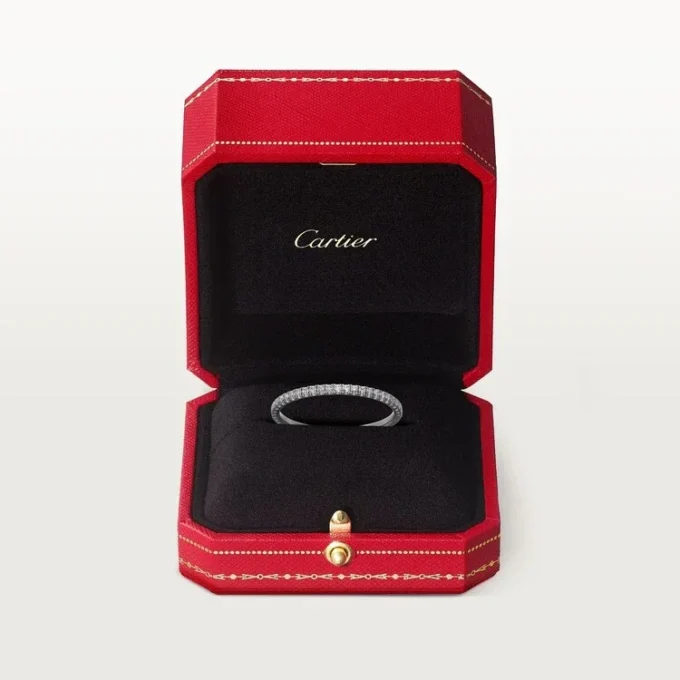 Fede nuziale Etincelle De Cartier – Oro bianco, diamanti – Cartier