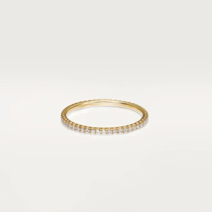 Fede nuziale Etincelle De Cartier – Oro giallo, diamanti – Cartier