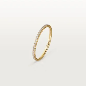 Fede nuziale Etincelle De Cartier – Oro giallo, diamanti – Cartier