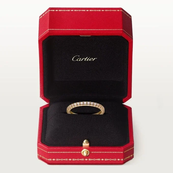 Fede nuziale Etincelle De Cartier – Oro giallo, diamanti – Cartier