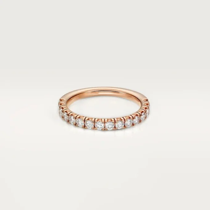Fede nuziale Etincelle De Cartier – Oro rosa, diamanti – Cartier