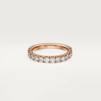 Fede nuziale Etincelle De Cartier – Oro rosa, diamanti – Cartier