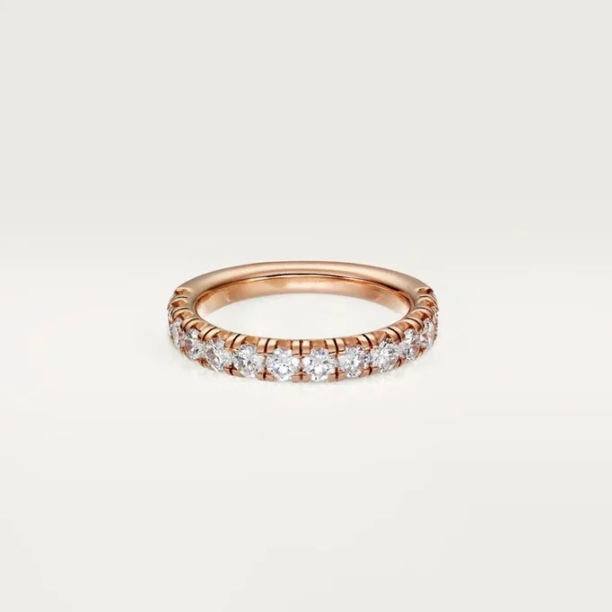 Fede nuziale Etincelle De Cartier – Oro rosa, diamanti – Cartier