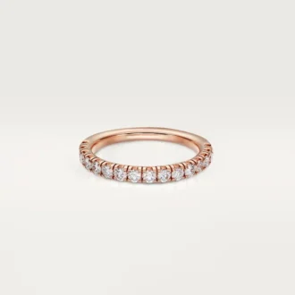 Fede nuziale Etincelle De Cartier – Oro rosa, diamanti – Cartier