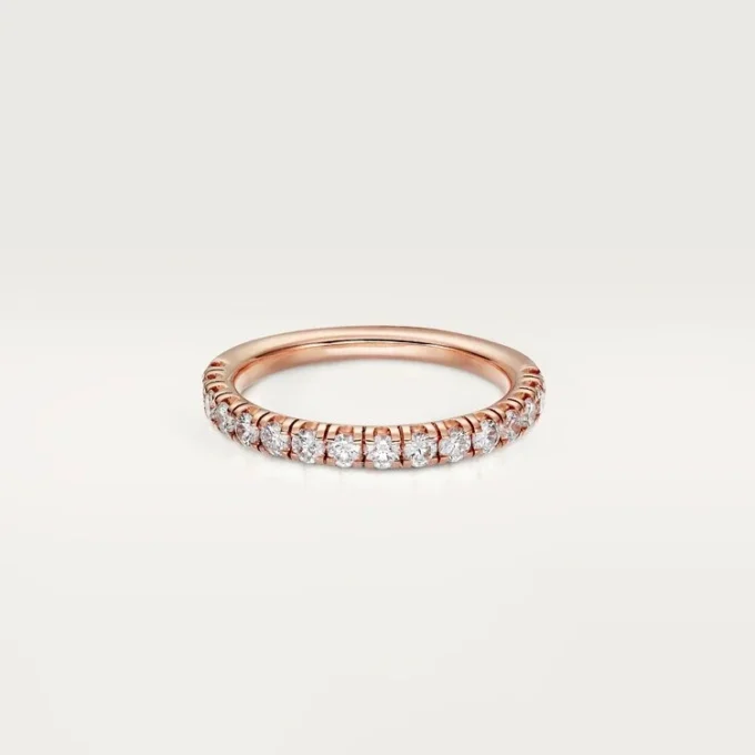 Fede nuziale Etincelle De Cartier – Oro rosa, diamanti – Cartier