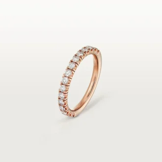 Fede nuziale Etincelle De Cartier – Oro rosa, diamanti – Cartier
