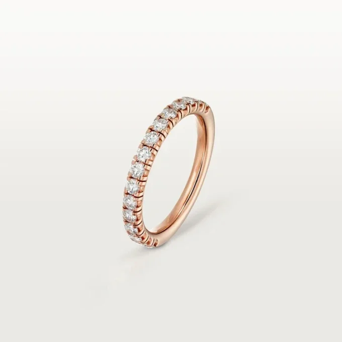 Fede nuziale Etincelle De Cartier – Oro rosa, diamanti – Cartier