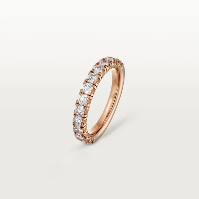 Fede nuziale Etincelle De Cartier – Oro rosa, diamanti – Cartier
