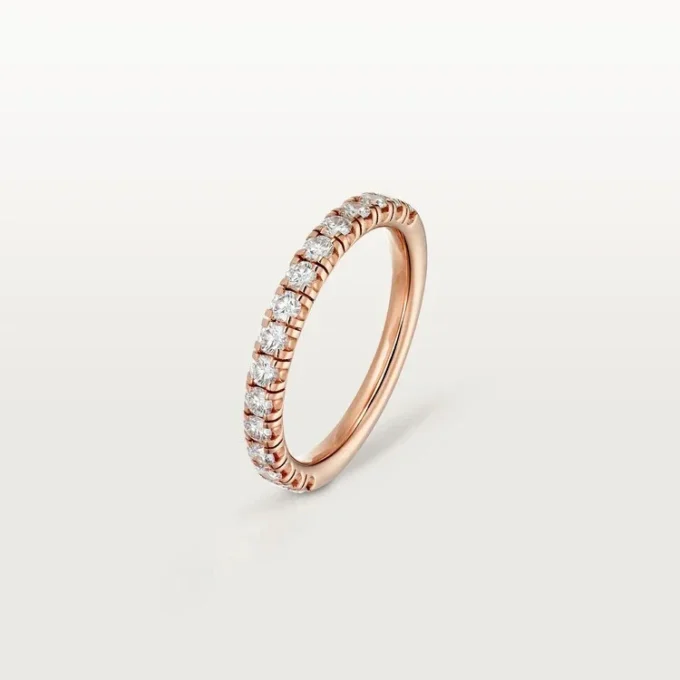 Fede nuziale Etincelle De Cartier – Oro rosa, diamanti – Cartier