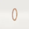 Fede nuziale Etincelle De Cartier – Oro rosa, diamanti – Cartier