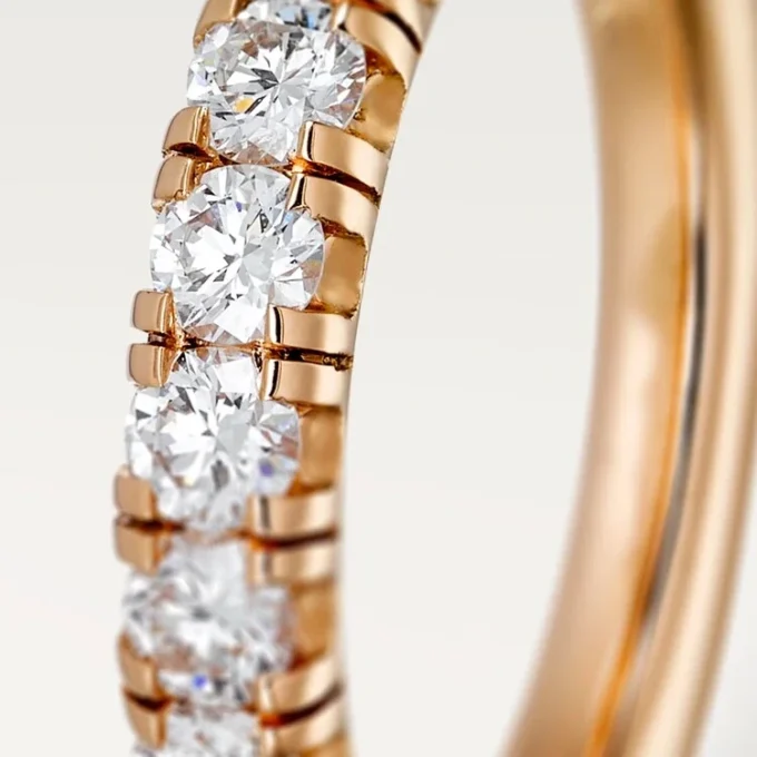 Fede nuziale Etincelle De Cartier – Oro rosa, diamanti – Cartier