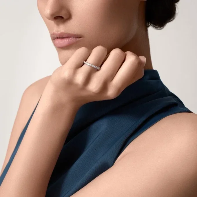 Fede nuziale Etincelle De Cartier – Platino, diamanti – Cartier