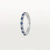 Fede nuziale Etincelle De Cartier – Platino, zaffiri, diamanti – Cartier