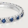 Fede nuziale Etincelle De Cartier – Platino, zaffiri, diamanti – Cartier