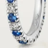 Fede nuziale Etincelle De Cartier – Platino, zaffiri, diamanti – Cartier
