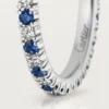 Fede nuziale Etincelle De Cartier – Platino, zaffiri, diamanti – Cartier