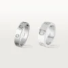 Fede nuziale Love, 1 diamante – Oro bianco, Diamante – Cartier