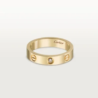 Fede nuziale Love, 1 diamante – Oro giallo, Diamante – Cartier