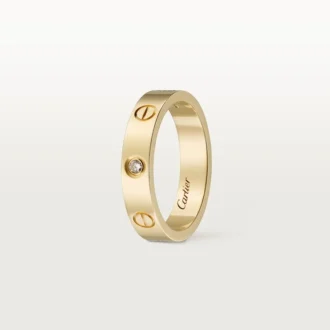 Fede nuziale Love, 1 diamante – Oro giallo, Diamante – Cartier