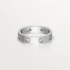 Fede nuziale Love, 8 diamanti – Oro bianco, Diamanti – Cartier