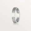 Fede nuziale Love, 8 diamanti – Oro bianco, Diamanti – Cartier