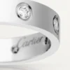 Fede nuziale Love, 8 diamanti – Oro bianco, Diamanti – Cartier