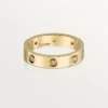 Fede nuziale Love, 8 diamanti – Oro giallo, Diamanti – Cartier