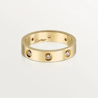 Fede nuziale Love, 8 diamanti – Oro giallo, Diamanti – Cartier