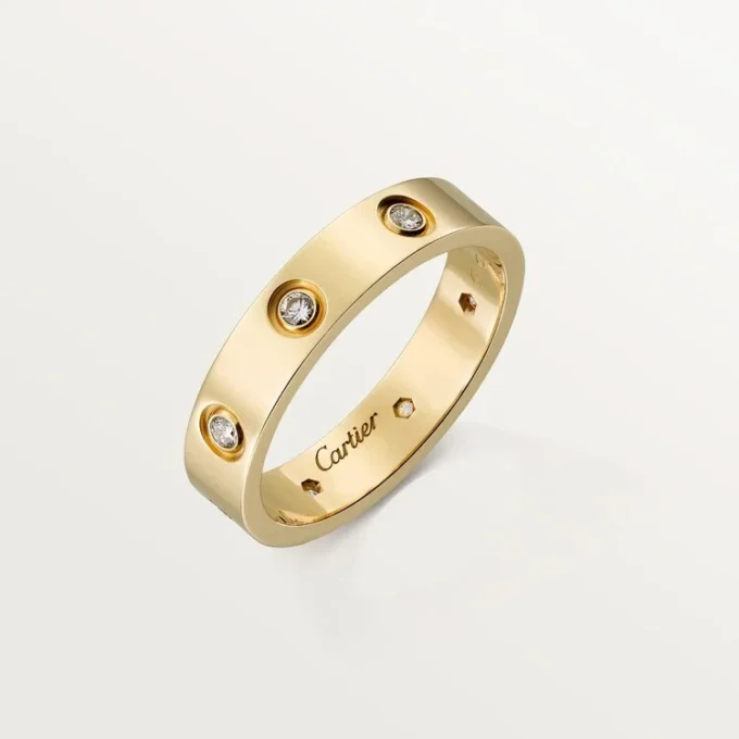 Fede nuziale Love, 8 diamanti – Oro giallo, Diamanti – Cartier