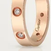 Fede nuziale Love, 8 diamanti – Oro rosa, Diamanti – Cartier